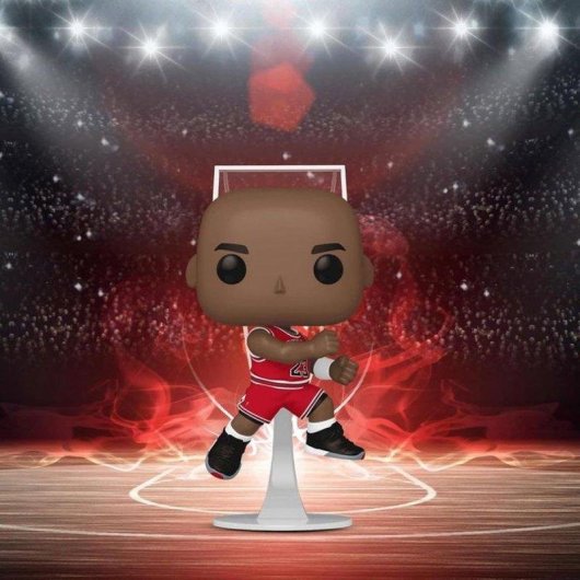 Funko Pop! NBA Michael Jordan "The Shot" Chicago Bulls 11,4 cm com Peão de Exposição