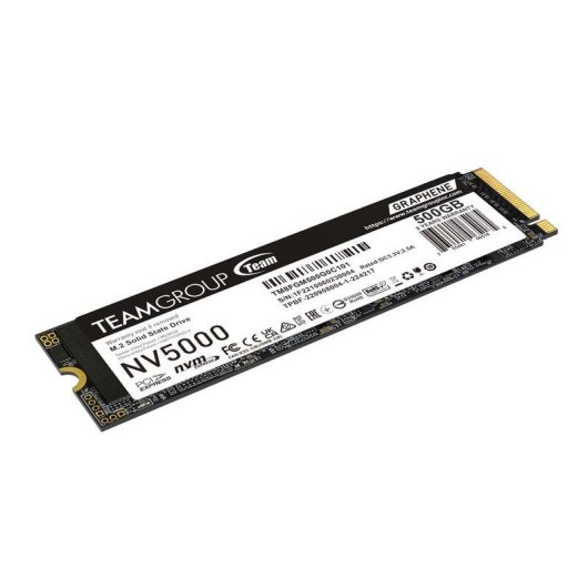 Disque Dur Team Group NV5000 500GB M.2 SSD PCIe 4.0 4500MB/s Lecture