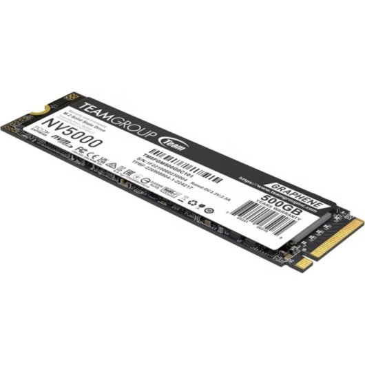 Disque Dur Team Group NV5000 500GB M.2 SSD PCIe 4.0 4500MB/s Lecture