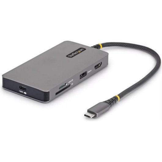 Docking station StarTech 305B-USBC-MULTIPORT USB-C HDMI 4K 140W Ethernet SD Gris