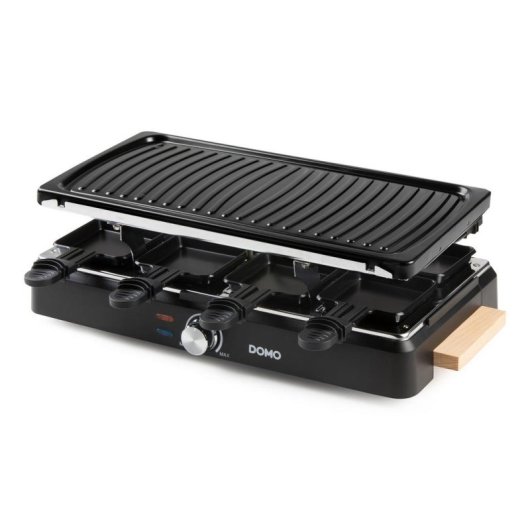 Raclette Domo DO9262G 8 persone 1400W pietra naturale griglia antiaderente