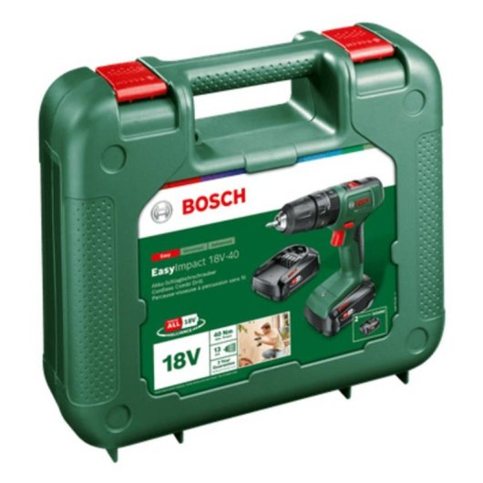 Taladro percutor/atornillador inalámbrico Bosch EasyImpact 18V-40 13mm 40Nm