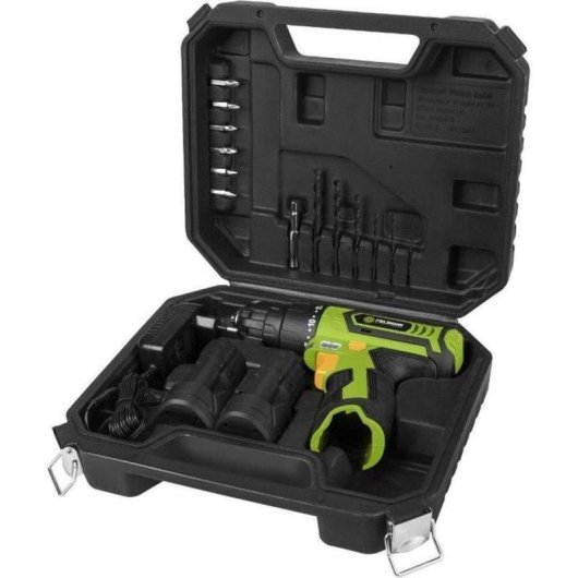 Taladro Atornillador Inalámbrico Fieldmann FDV 10252-A 12V 2 Baterías Li-ion 1,3 Ah