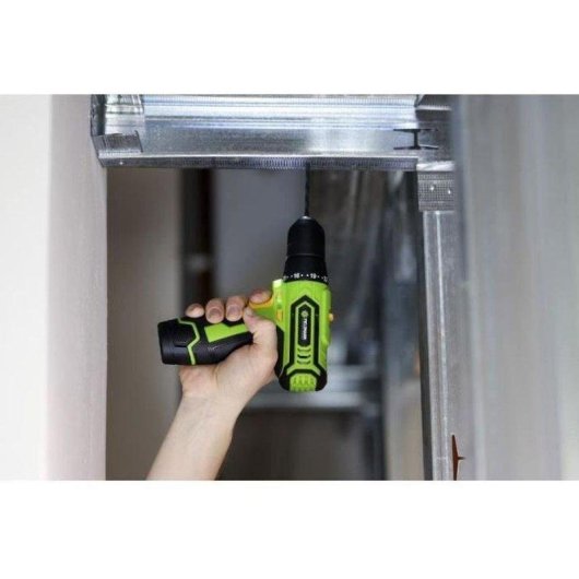 Taladro Atornillador Inalámbrico Fieldmann FDV 10252-A 12V 2 Baterías Li-ion 1,3 Ah