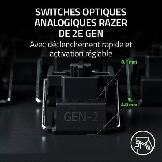 Clavier Razer Huntsman V3 Pro optique analogique RGB AZERTY français