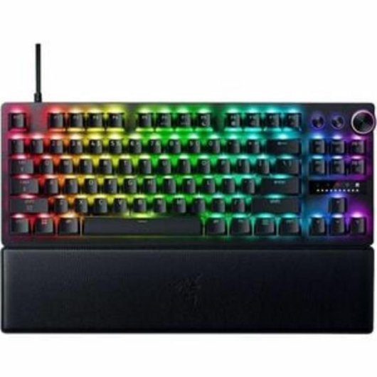 Teclado Razer Huntsman V3 Pro Tenkeyless mecánico con switches ópticos y RGB AZERTY francés