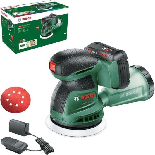 Lixadeira excêntrica Bosch EasyOrbit 18V-10 125 mm 23.000 osc/min sem fios