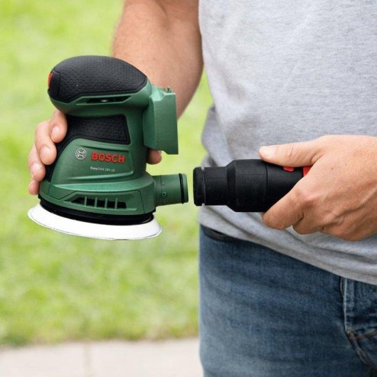 Lixadeira excêntrica Bosch EasyOrbit 18V-10 125 mm 23.000 osc/min sem fios