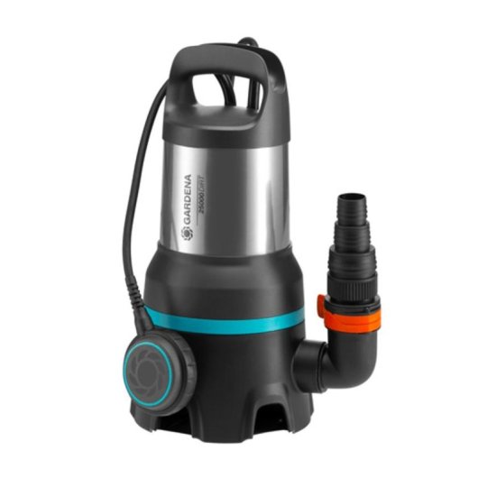 Bomba Submersível Suja Gardena Dirty Water Pump 25000 1100W 25000L/h IPX8