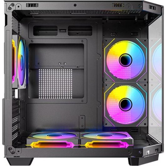 Caja PC MicroATX Antec CX M2 ARGB Compacta 5 Ventiladores Vidrio Templado