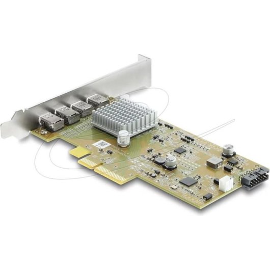Tarjeta de expansión PCI Express Delock USB-C Thunderbolt 3 perfil bajo