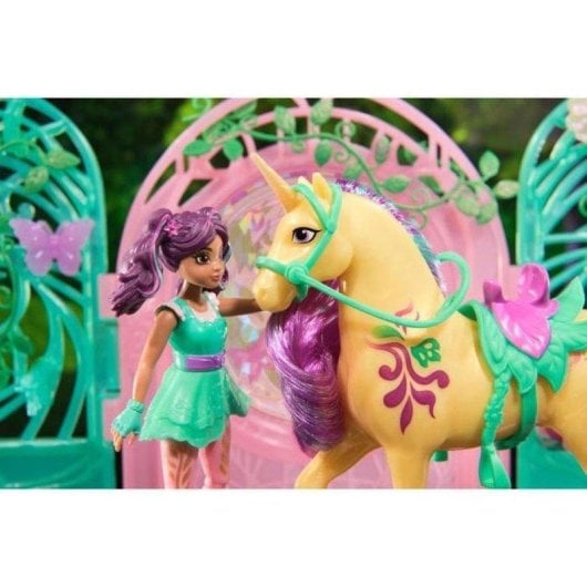 Set de juguetes Spin Master Unicorn Academy Ava & Leaf con unicornio de cambio de color 13 cm