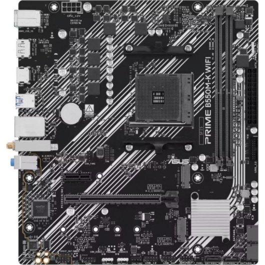Carte mère ASUS PRIME B550M-K WIFI AMD B550 AM4 DDR4 Micro ATX WiFi