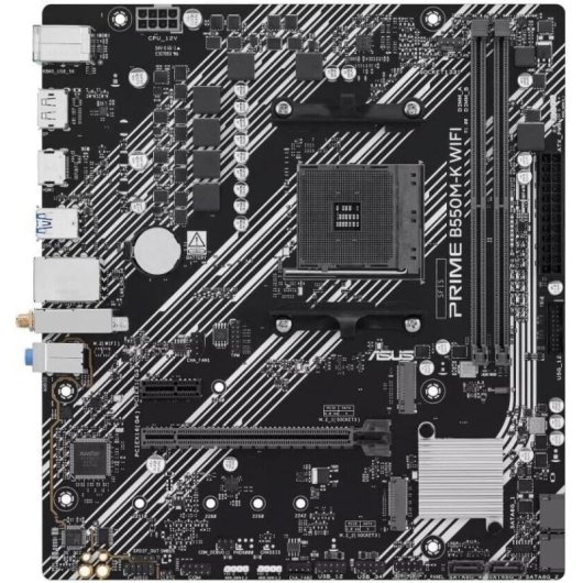 Motherboard ASUS PRIME B550M-K WIFI AMD B550 AM4 DDR4 Micro ATX WiFi
