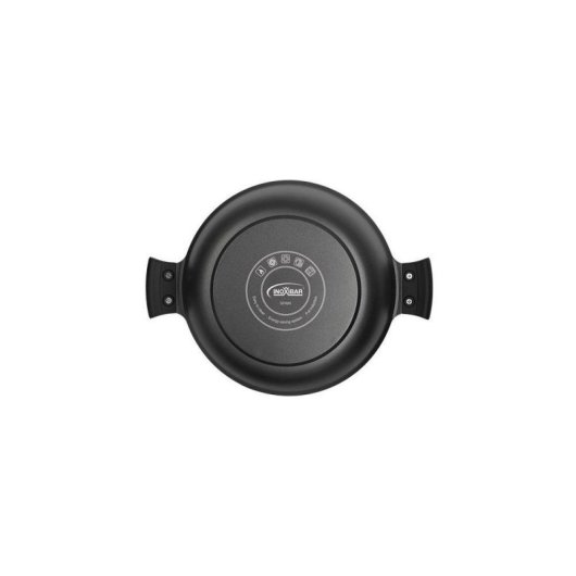 Kasserolle Inoxibar Absolut Black 28 cm Aluminium Antihaft Steinoptik