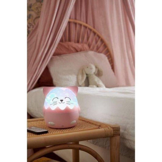 Lampe Nocturne Musicale Chat BIGBEN Projecteur 360° 13 Films