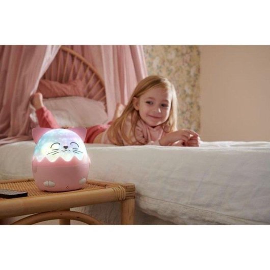 Lampe Nocturne Musicale Chat BIGBEN Projecteur 360° 13 Films