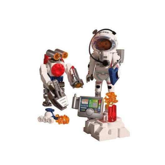 Kit Playmobil 72014 Astronauta ESA con Robot Assistente - 42 Pezzi