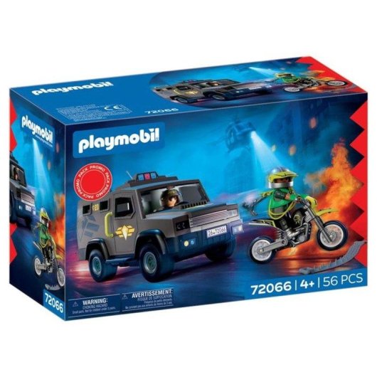 Gepanzertes Fahrzeug Playmobil Special Forces 72066 56 Teile