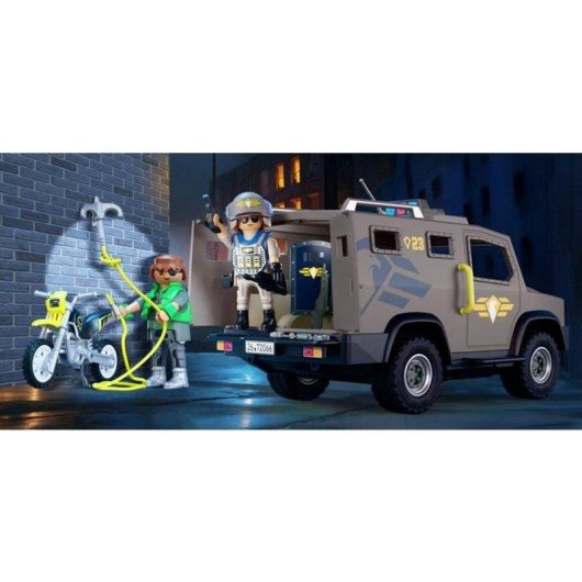 Gepanzertes Fahrzeug Playmobil Special Forces 72066 56 Teile