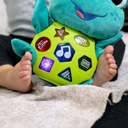 Pelúcia Musical Interativa Baby Einstein Neptune's Cuddly Composer 6-24 Meses