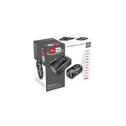 Pack Bateria Bosch 18V 2,5Ah Li-ion e Carregador AL 18V-44