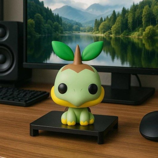 Funko Pop! Turtwig Tortipouss Figura de Vinil Pokémon com Caixa de Exposição