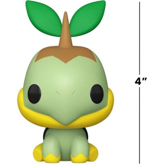 Funko Pop! Turtwig Tortipouss Figura de Vinil Pokémon com Caixa de Exposição