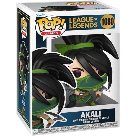 Funko Pop! Akali #1080 League of Legends Figura Vinilo ~10 cm