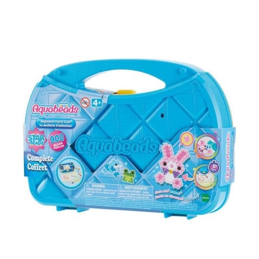 Kit de manualidades Aquabeads Starter Case Azul 900 perlas