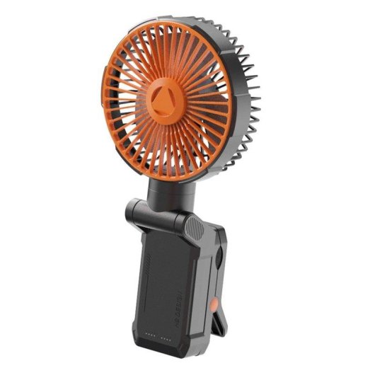 Mini Ventilateur Portable Dam Electronics A20 6W 4 Vitesses LED 5200mAh Noir