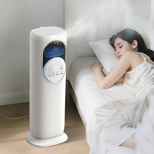 Säulenventilator Ohne Flügel Dam Electronics Q9 1800W Heizen Kühlen 1,2L Tank Fernbedienung