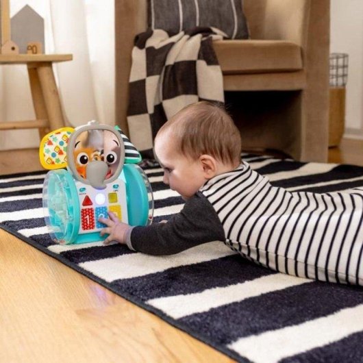 Juguete interactivo Baby Einstein Earl Elefante 2 en 1 música y aprendizaje 4 idiomas