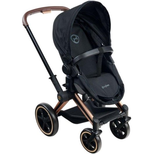 Carrinho de Bonecas 3-em-1 Corolle Cybex Priam Cinzento para Bonecas 36-42 cm
