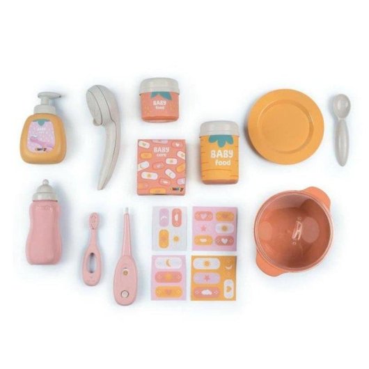 Casa de bonecas dobrável Smoby Grande Maison des Bébés 19 acessórios