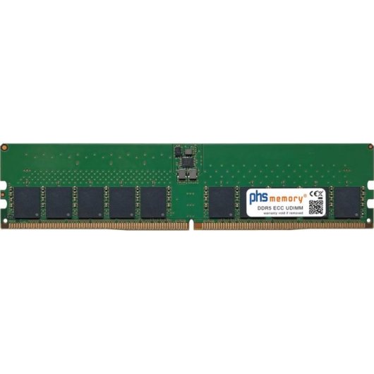 Memória RAM PHS-memory SP623999 32GB 1x32GB DDR5 5600MHz ECC 288 pinos