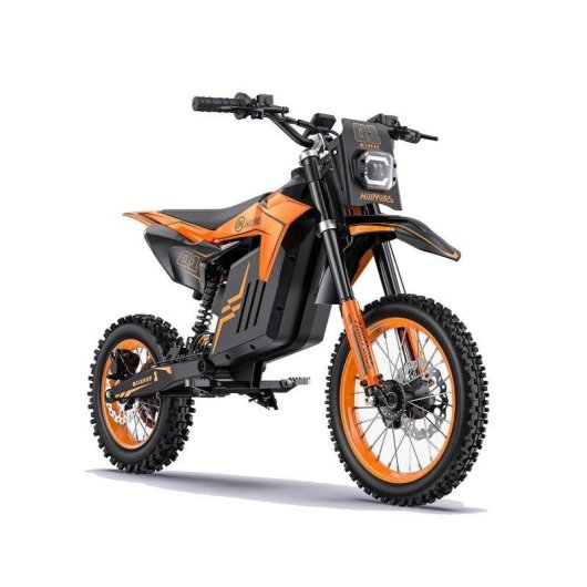 Moto Elettrica Hillmiles Milepop 1 2000W 48V 25Ah Freno a Disco Arancione