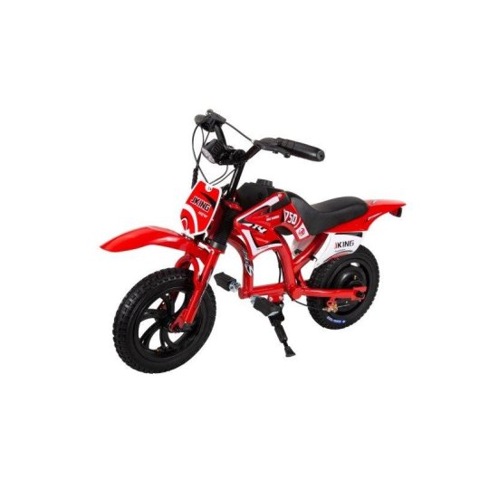 Moto elettrica per bambini JKING C6 200W 25.2V 12" Freni a disco doppi Rossa