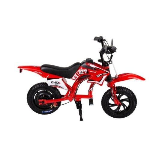 Moto elettrica per bambini JKING C6 200W 25.2V 12" Freni a disco doppi Rossa