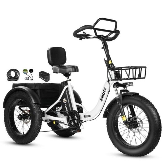 Bicicleta Eléctrica Eskute T302 Pro 250 W Plegable Autonomía 130 km