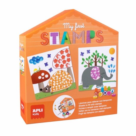 Jogo de carimbos APLI Kids My First 10 carimbos