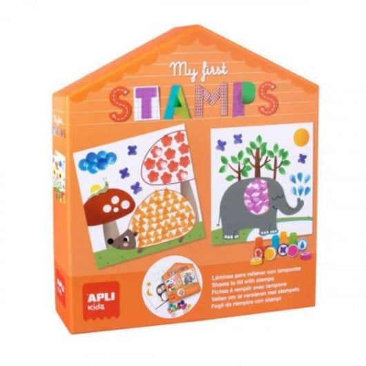 Jogo de carimbos APLI Kids My First 10 carimbos