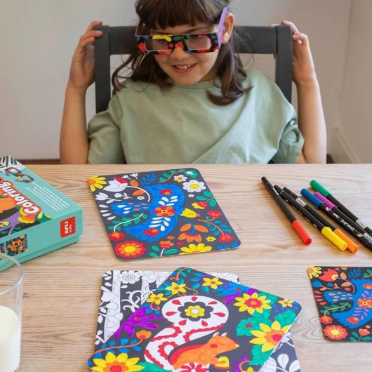 Set de colorear infantil 3D APLI Kids Coloring 3D Multicolor 5 años