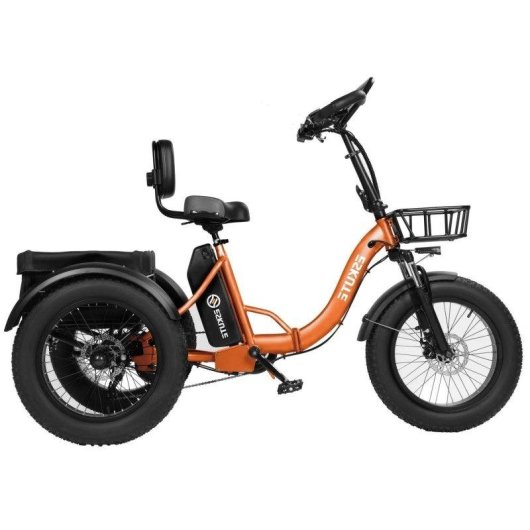 Bicicleta Eléctrica Plegable ESKUTE T302 Pro 250W 48V Naranja