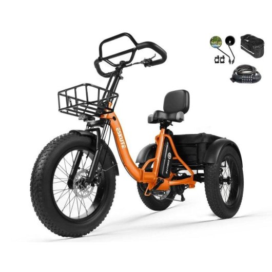 Bicicleta Eléctrica Eskute T302 Pro 250W Plegable Frenos Disco
