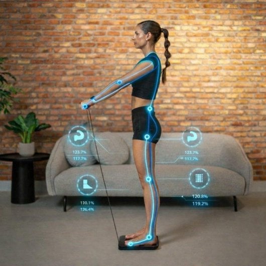Báscula inteligente Speediance Smart Body Track Hasta 180 kg 20 Parámetros Bluetooth Multiusuario