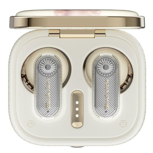 Blackview Airbuds K2 kabellose Bluetooth 6.0 Kinderkopfhörer mit Tierdesign, weiß gold