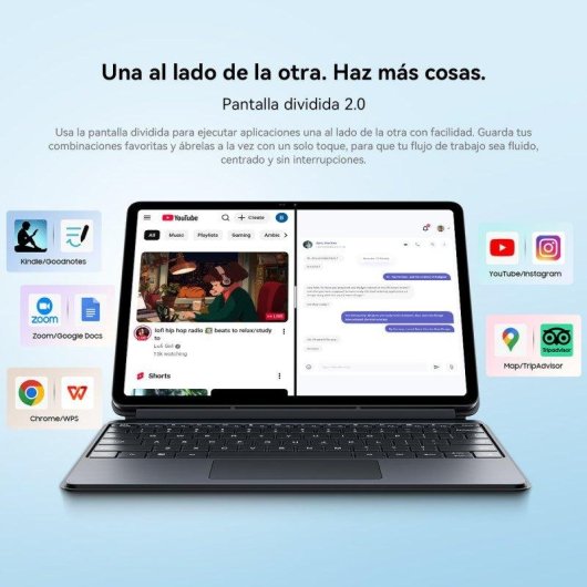 Tablet Blackview Mega 5 4G 12,2" 12GB 256GB Gris con Teclado y Stylus Pen