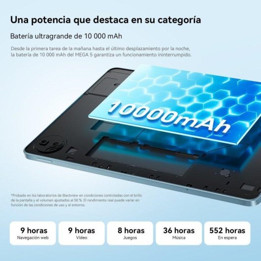 Tablet Blackview Mega 5 4G 12,2" 12GB 256GB Gris con Teclado y Stylus Pen