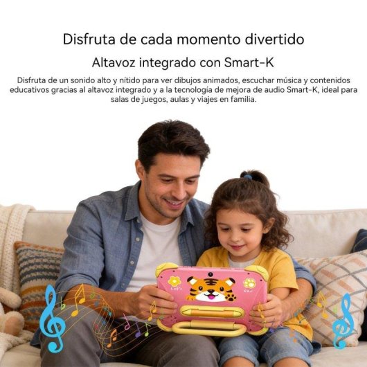 Tablet Blackview Link Mini Kids WiFi 7" 3GB 32GB Rosa Stylus Pen